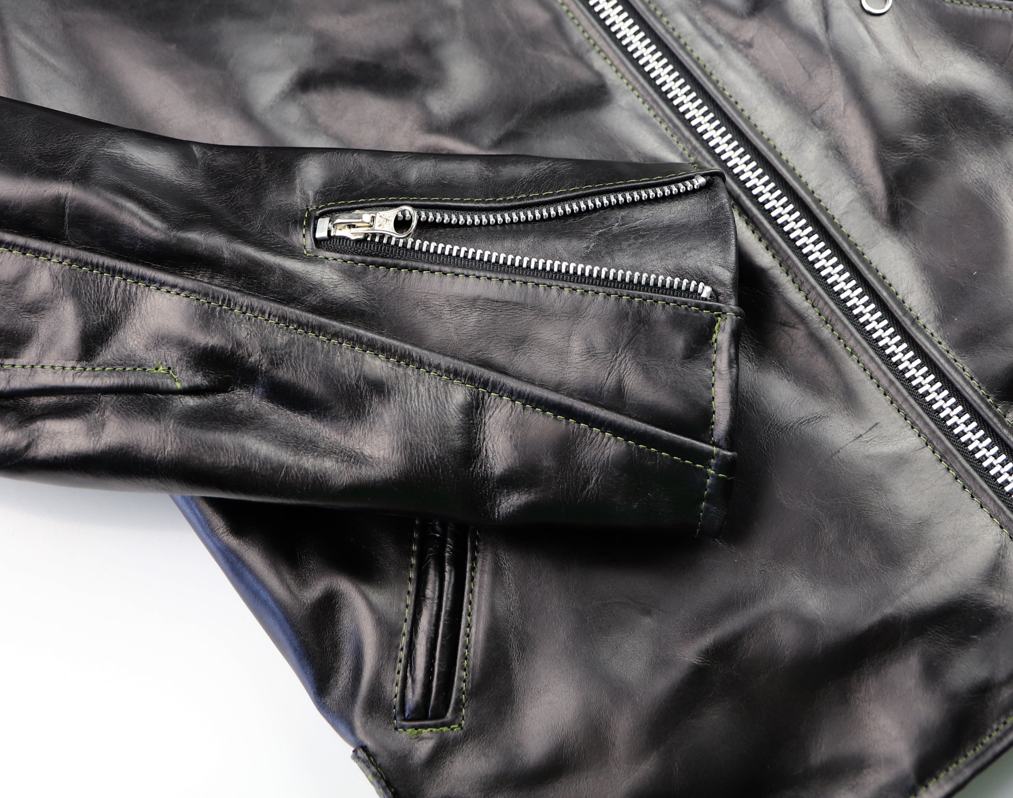 Vanson Agent X Slim Fit Cafe Racer, Black Bainbridge, size Small