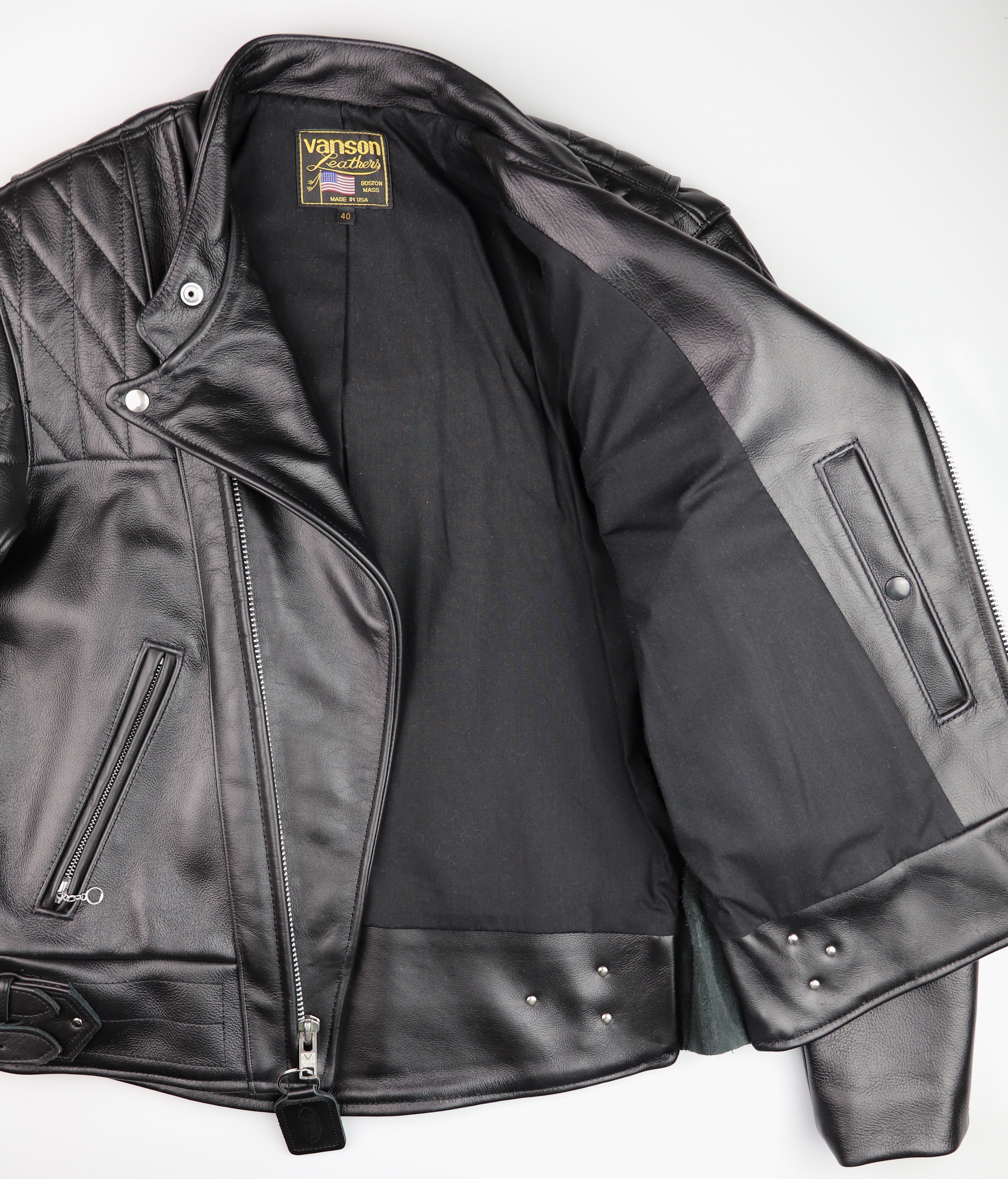 Vanson Chopper Jacket, size 40