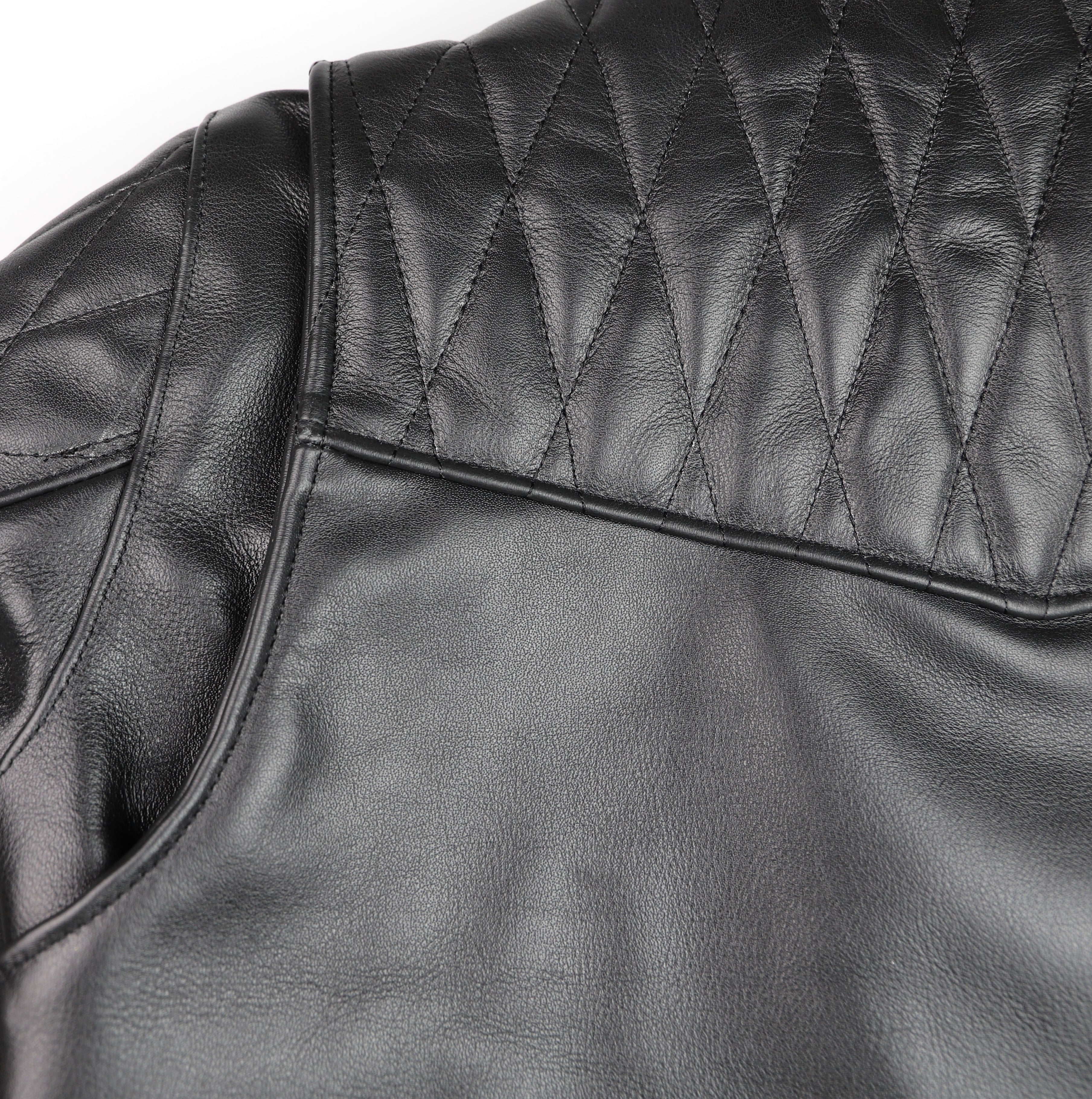 Vanson Chopper Jacket, Black Comp. Weight Cowhide, size 42
