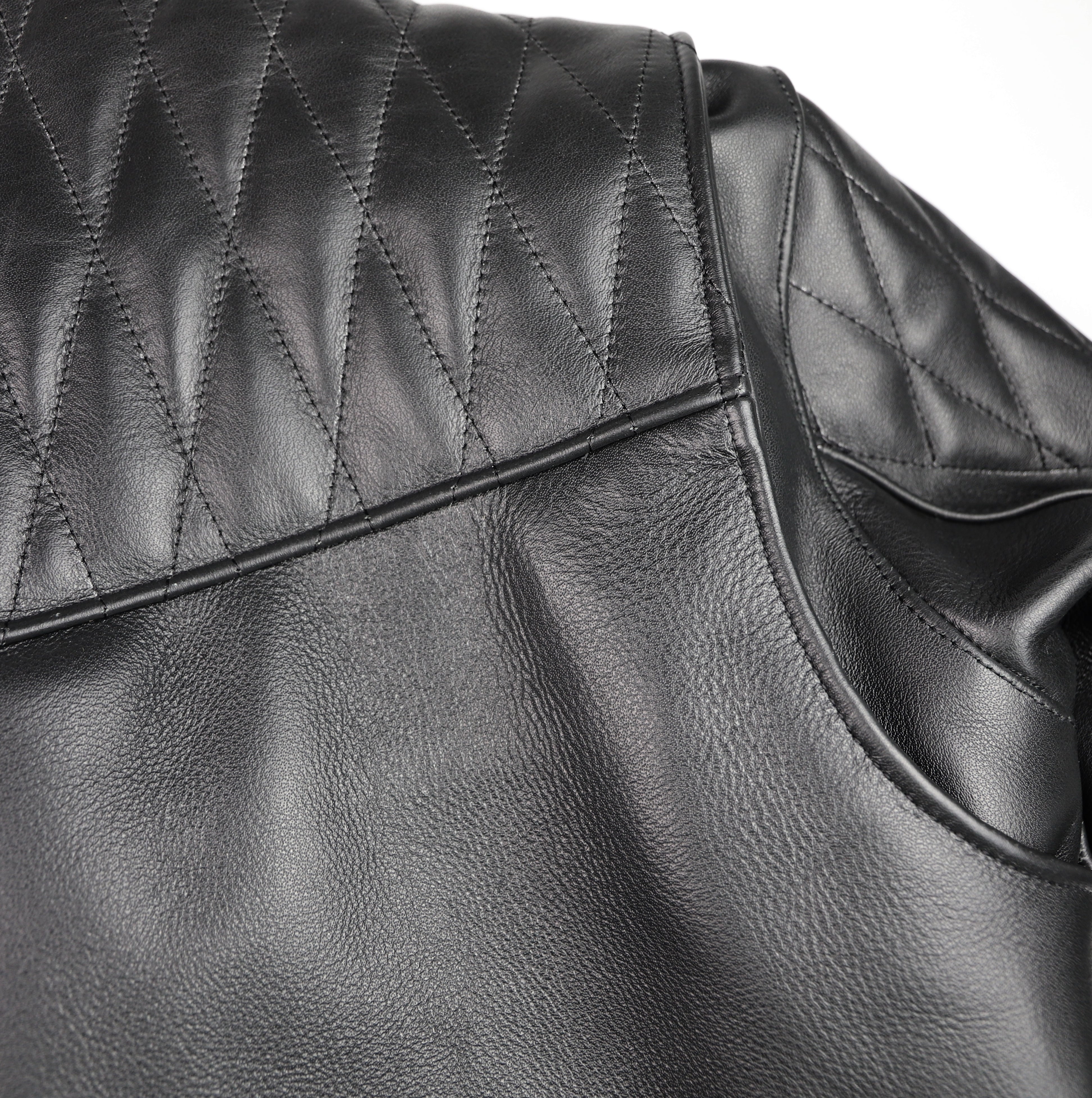 Vanson Chopper Jacket, Black Comp. Weight Cowhide, size 42
