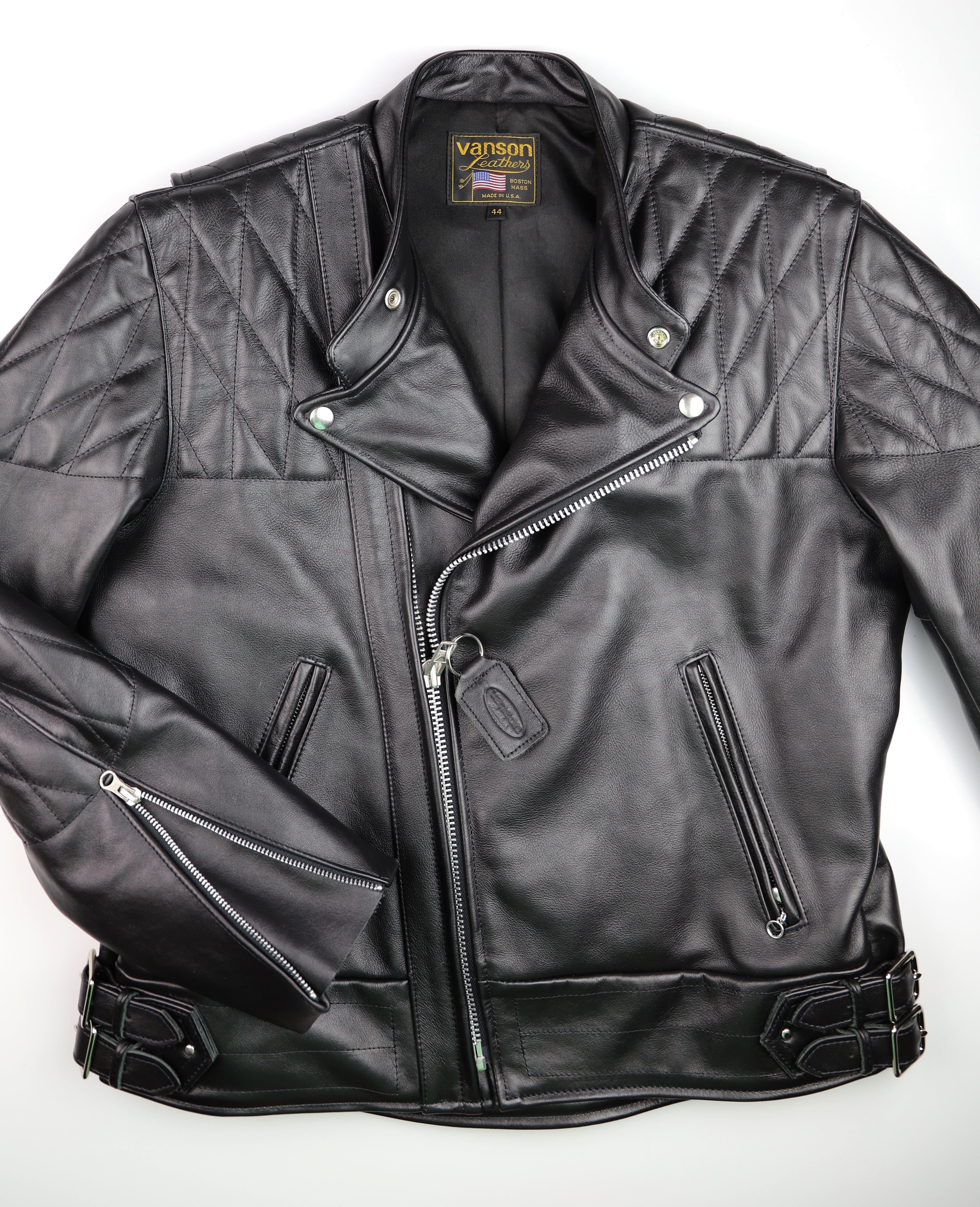 Vanson Chopper Jacket, size 44, Black Comp. Weight