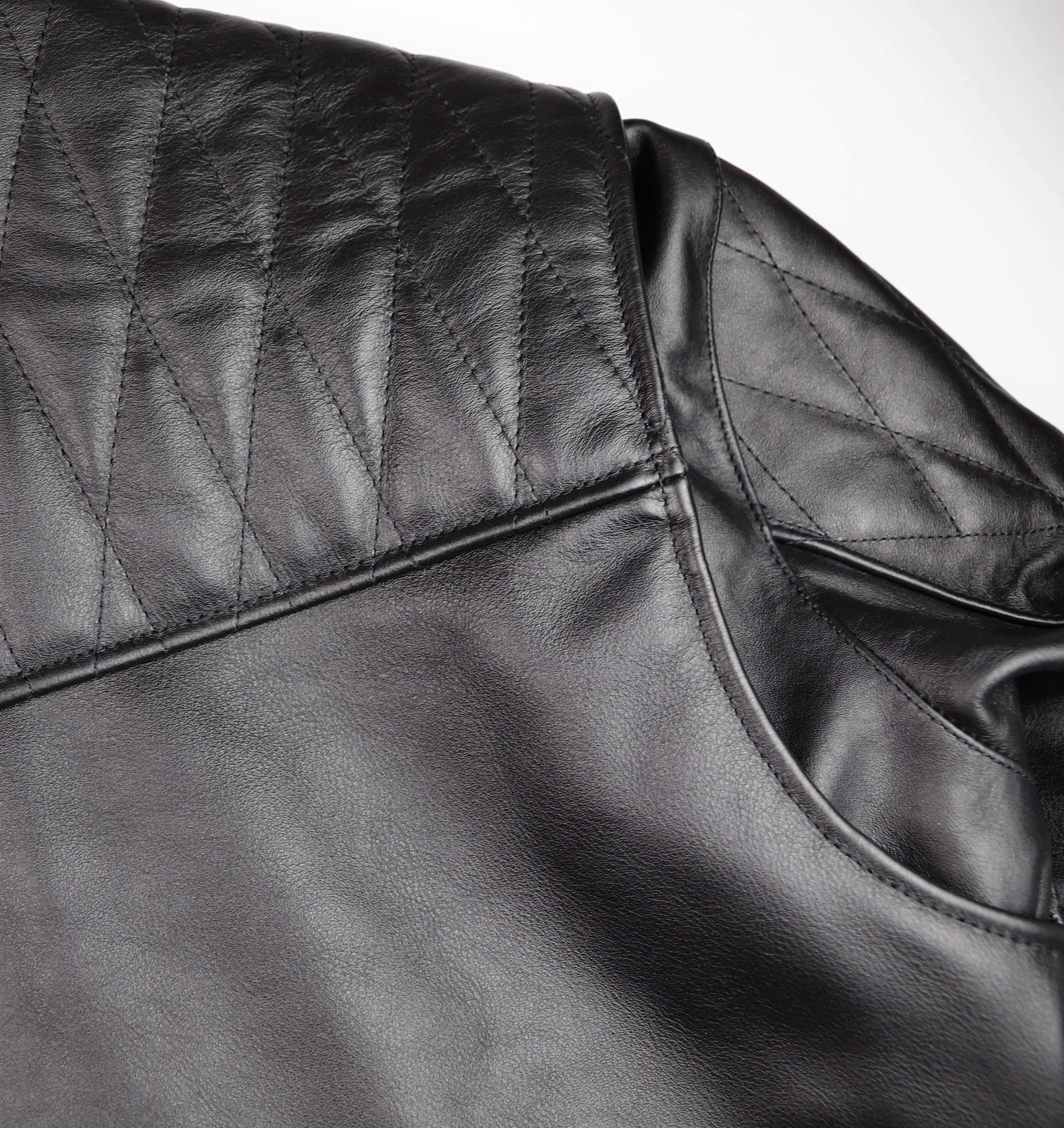 Vanson Chopper Jacket, Black Comp. Weight Cowhide, size 46