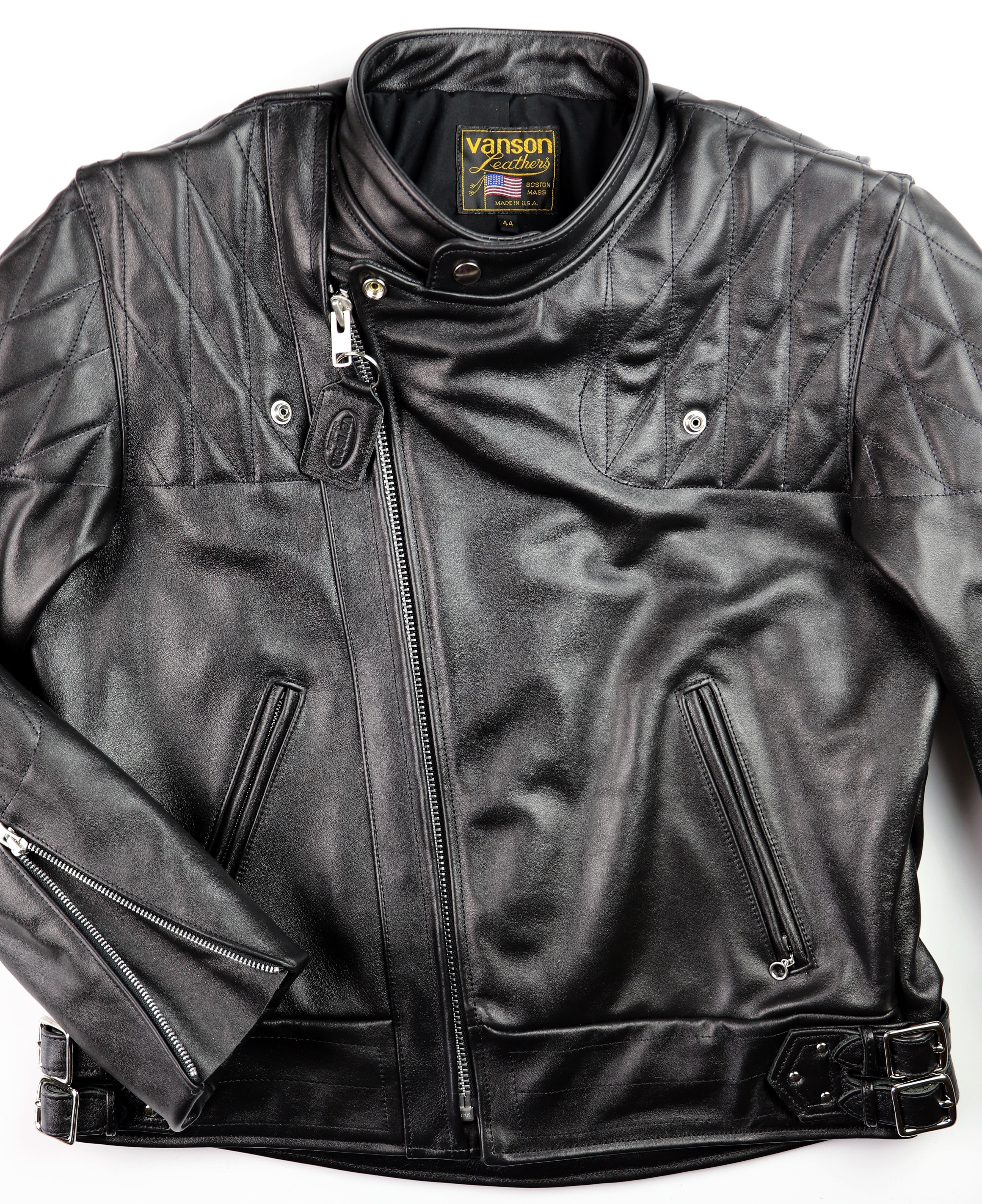 Vanson Chopper Jacket, size 44, Black Comp. Weight