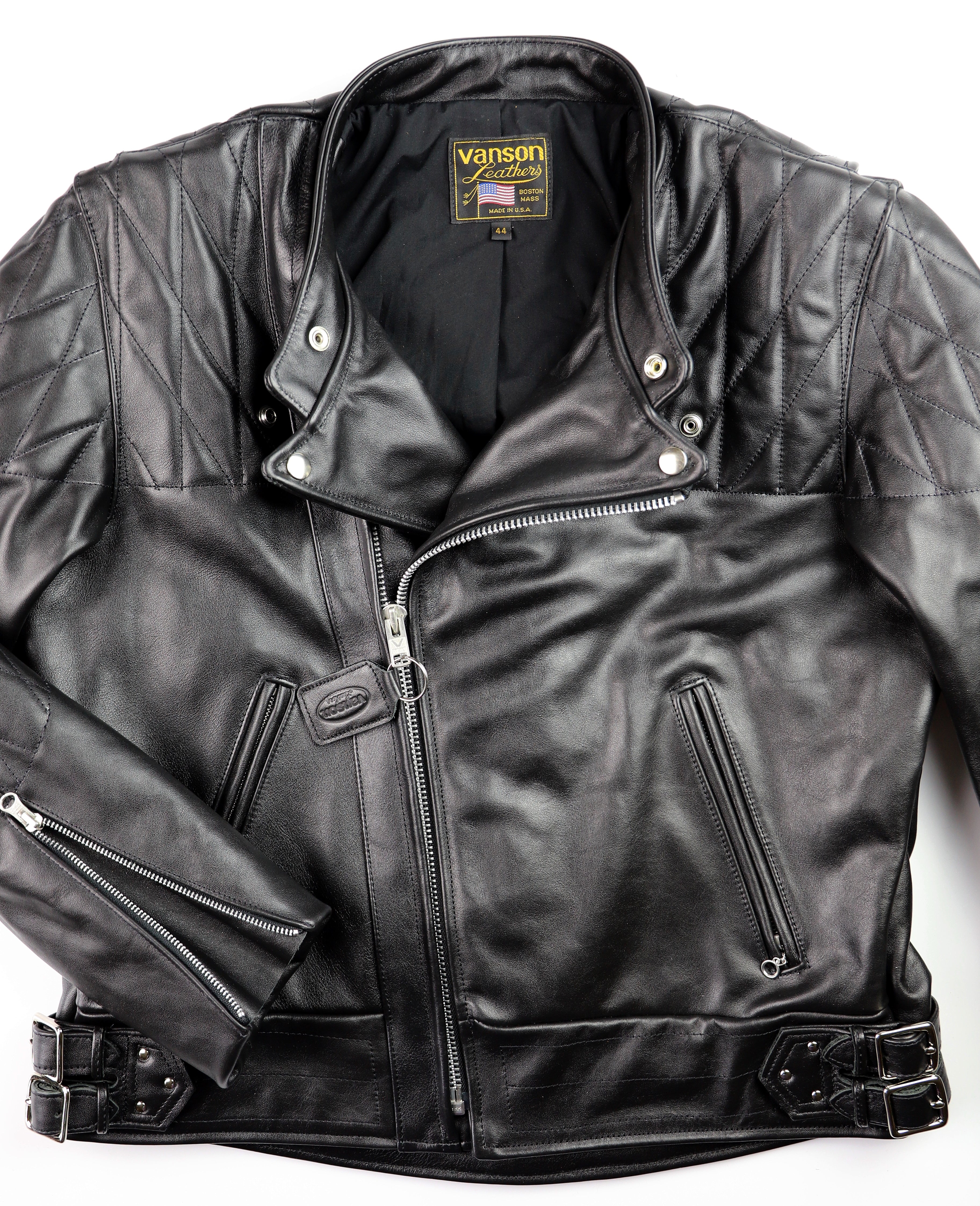 Vanson Chopper Jacket, size 44, Black Comp. Weight