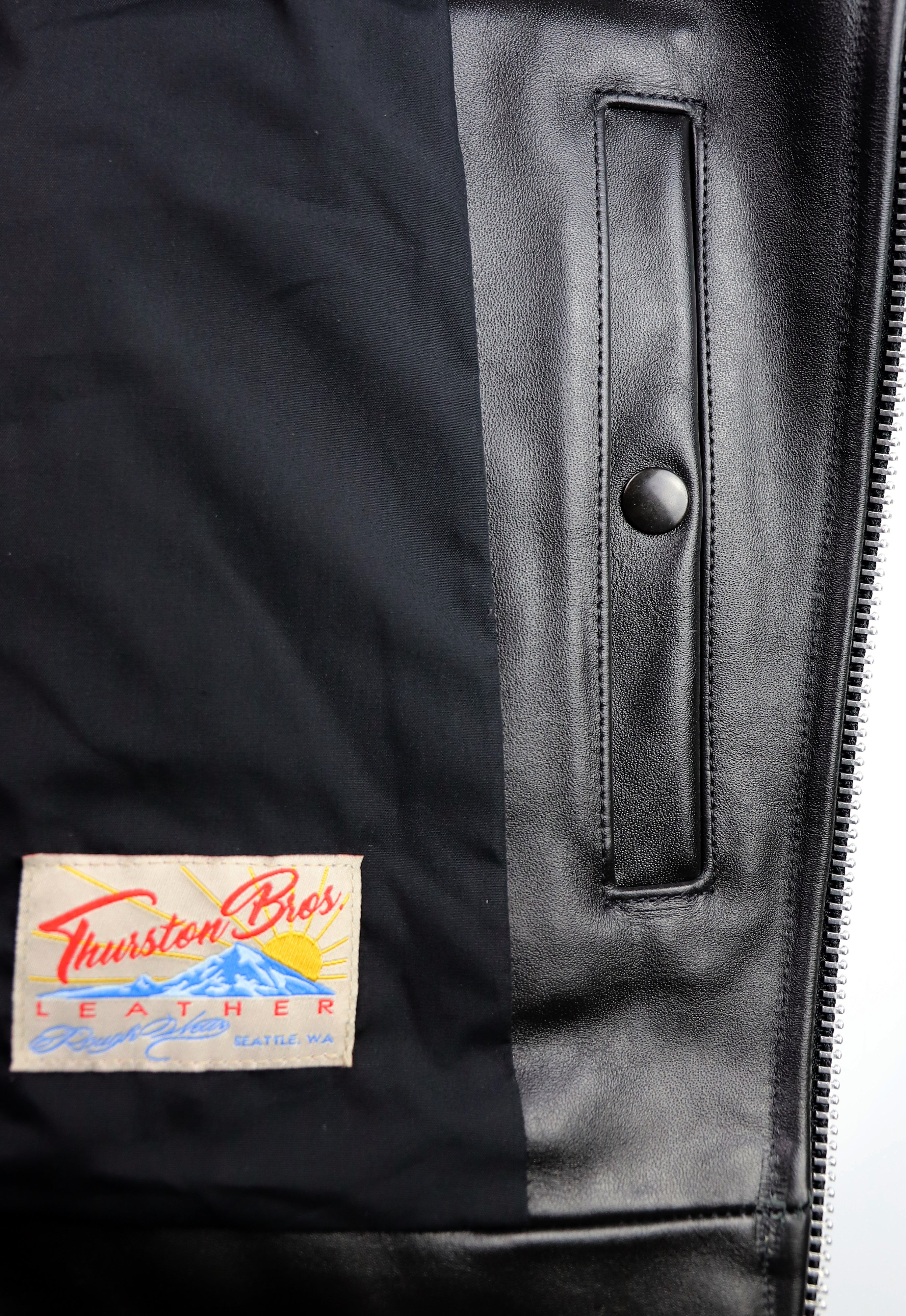 Vanson Chopper Jacket, size 44, Black Comp. Weight