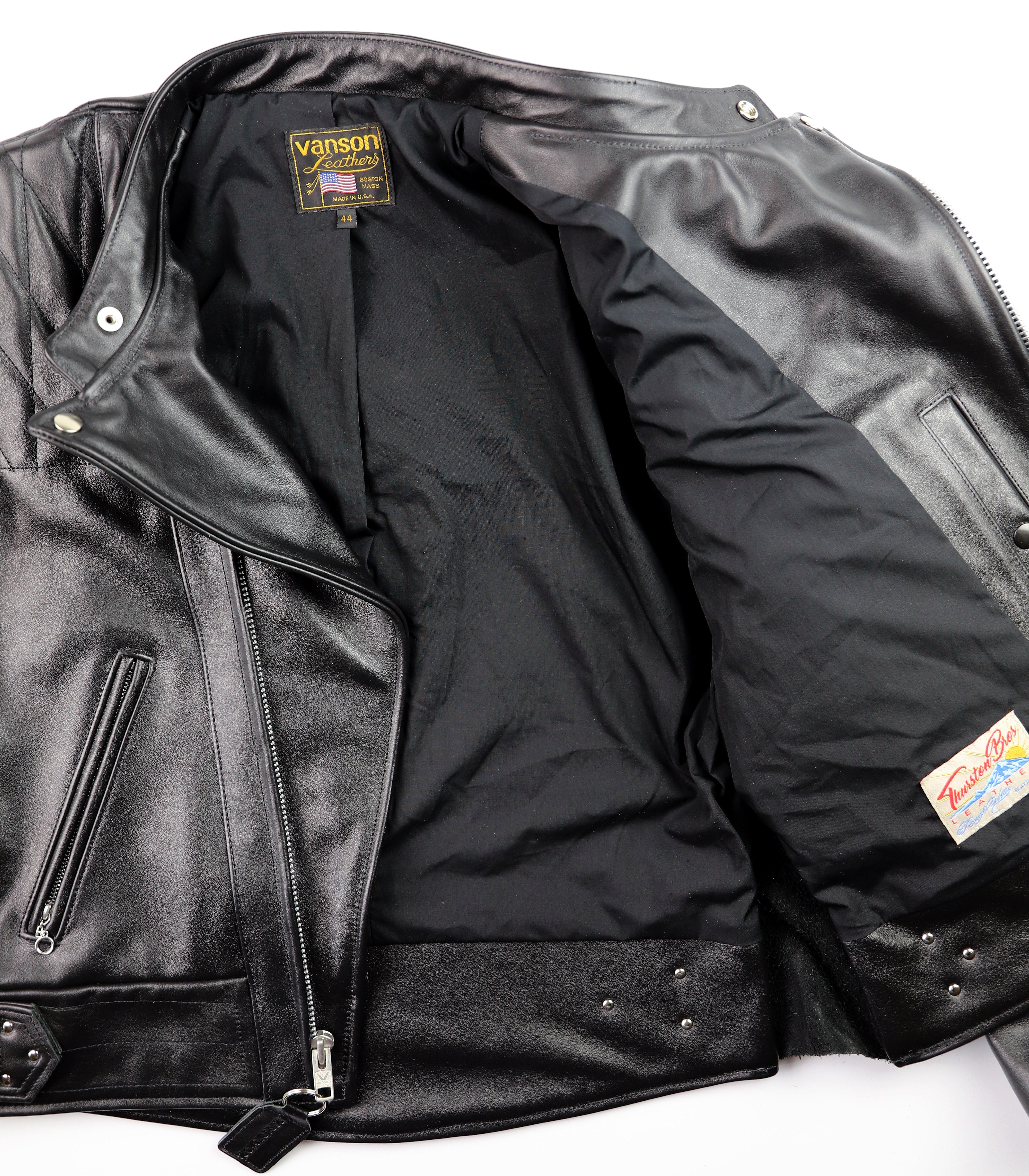 Vanson Chopper Jacket, size 44, Black Comp. Weight