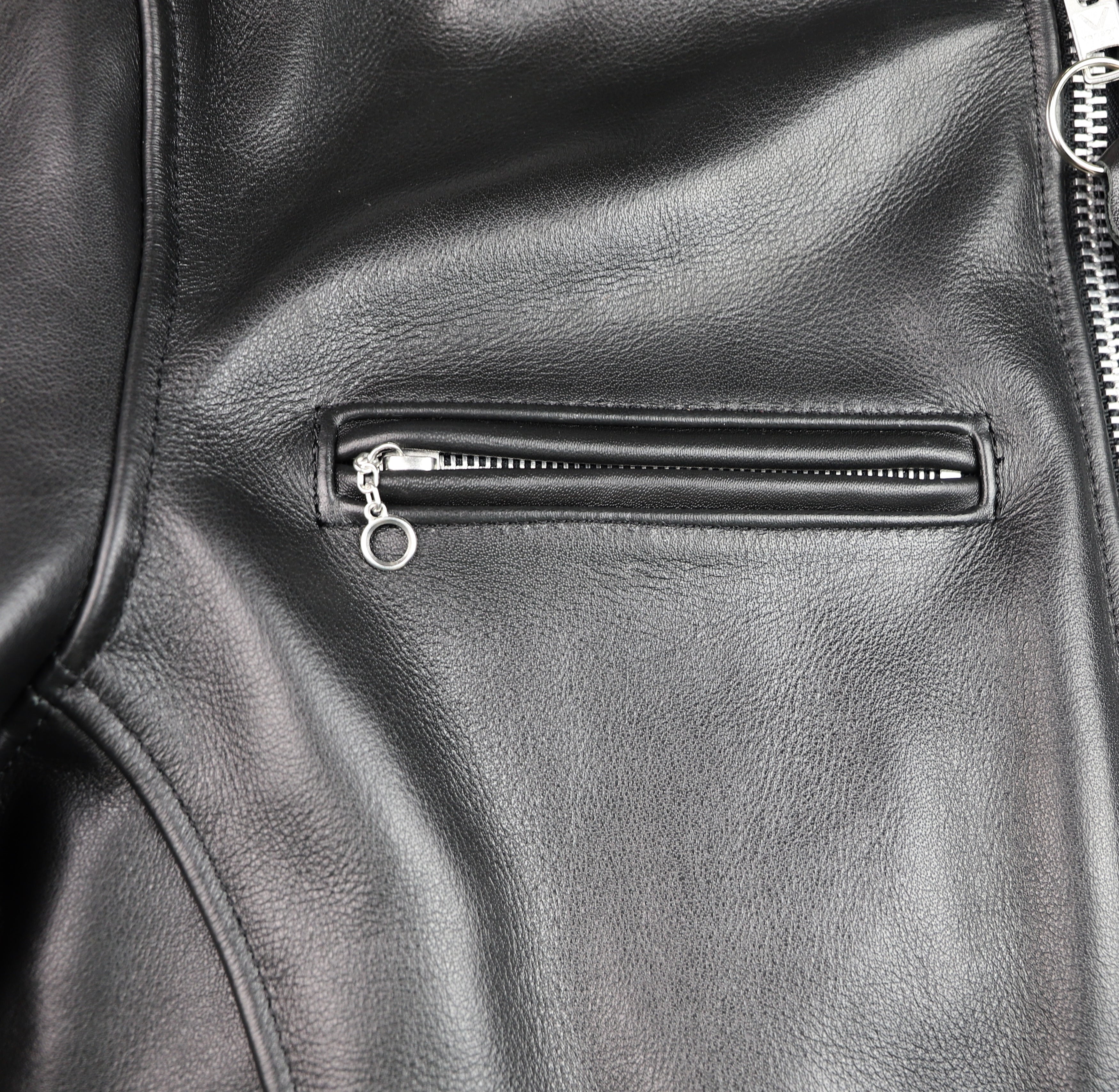 Vanson Comet PLU-3, Black Comp. Weight Cowhide, size 44