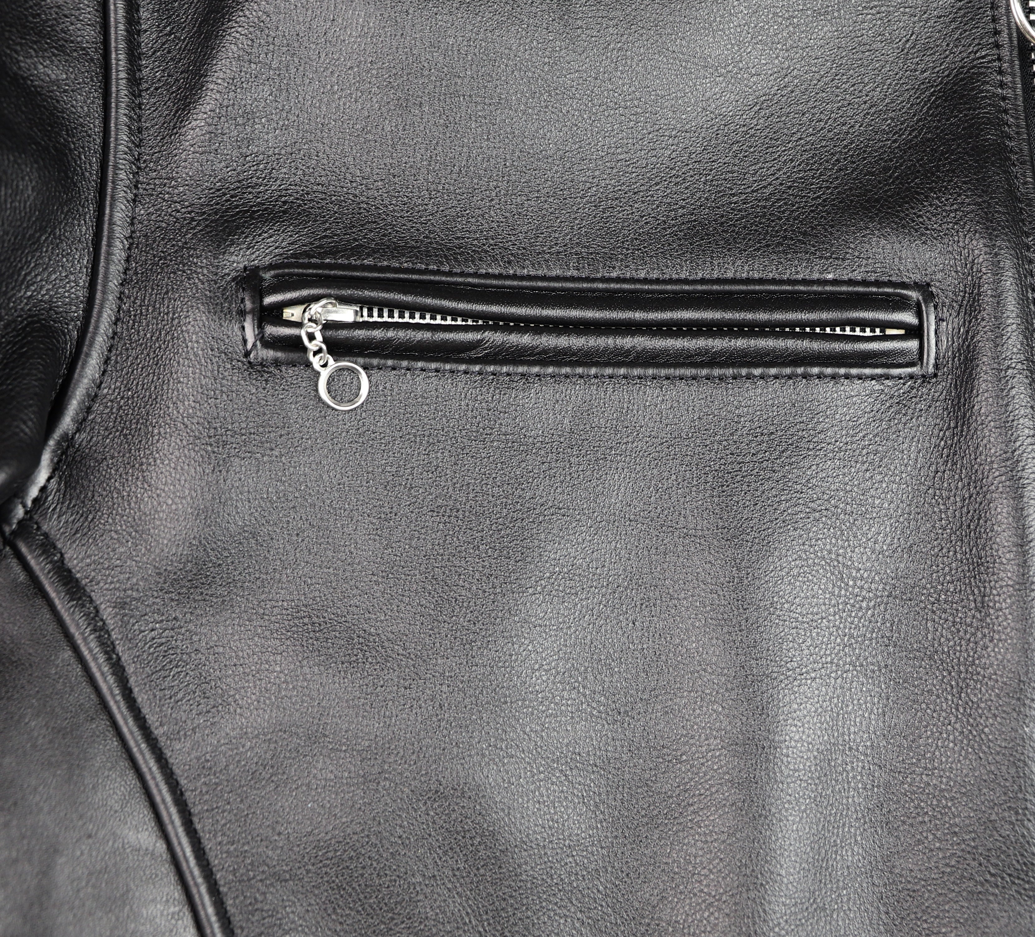 Vanson Comet PLU-3, Black Comp. Weight Cowhide, size 46