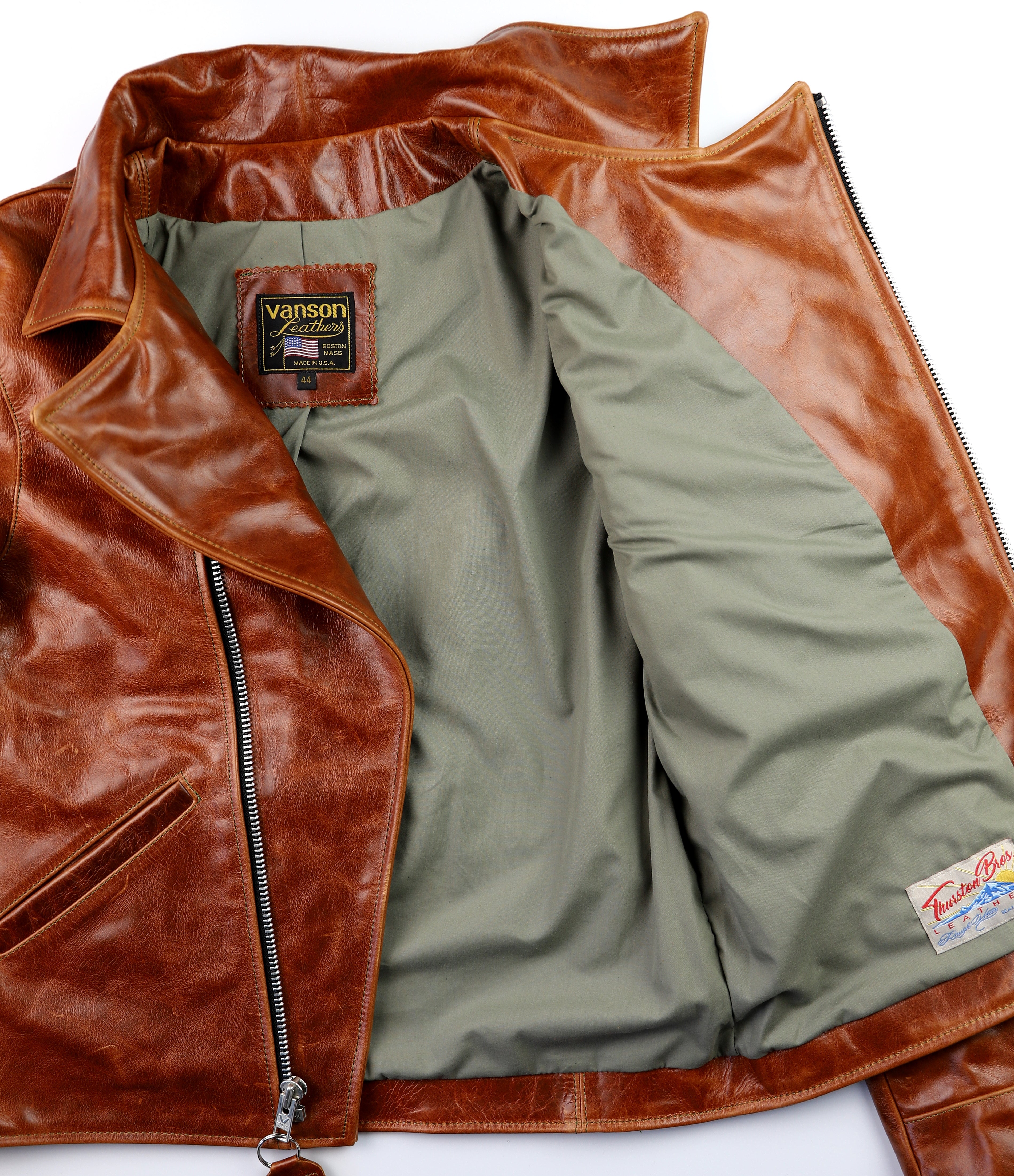 Vanson Gambler, size 44, Cedar Bainbridge