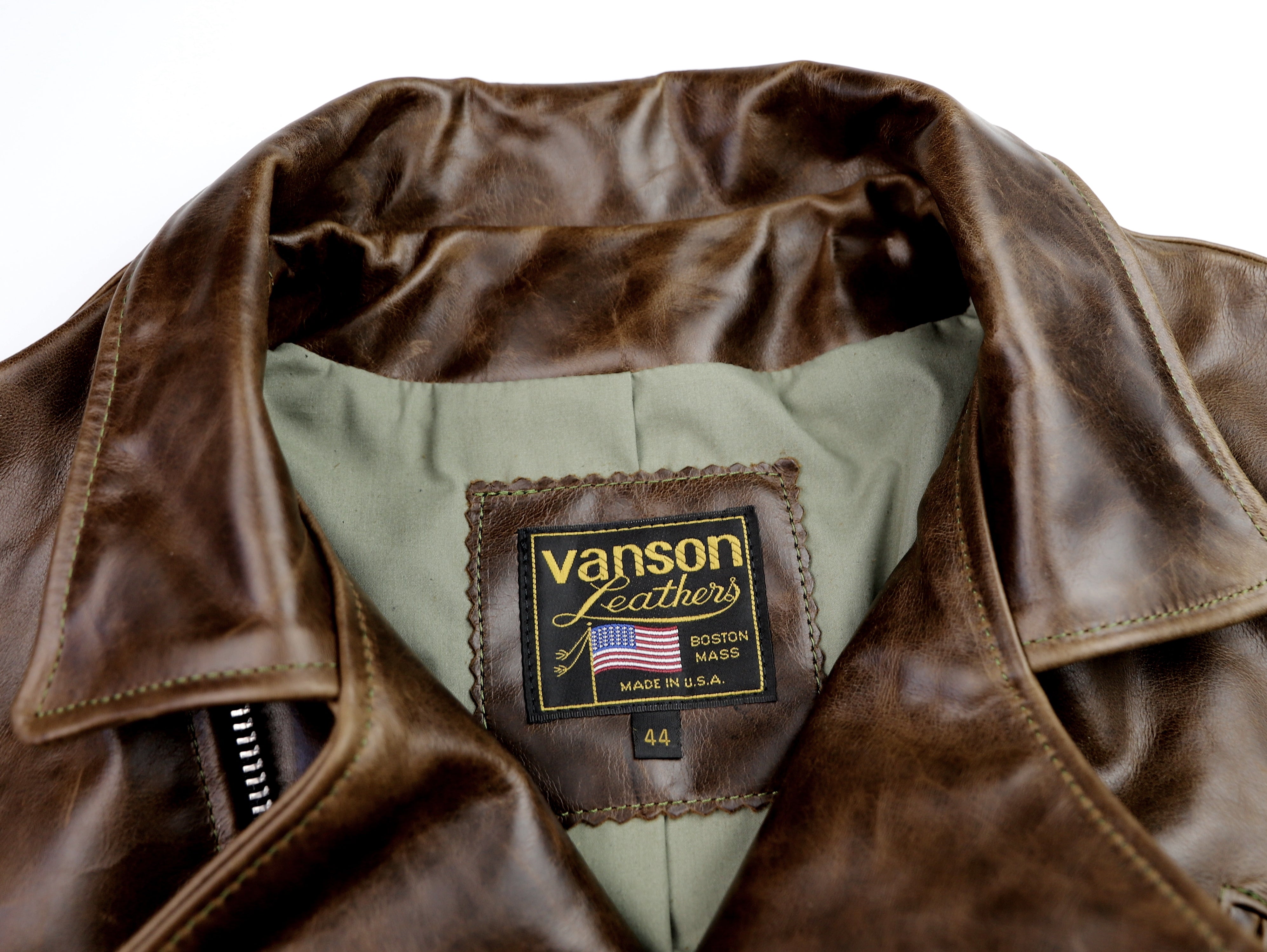 Vanson Gambler, size 44, Dark Maple Bainbridge