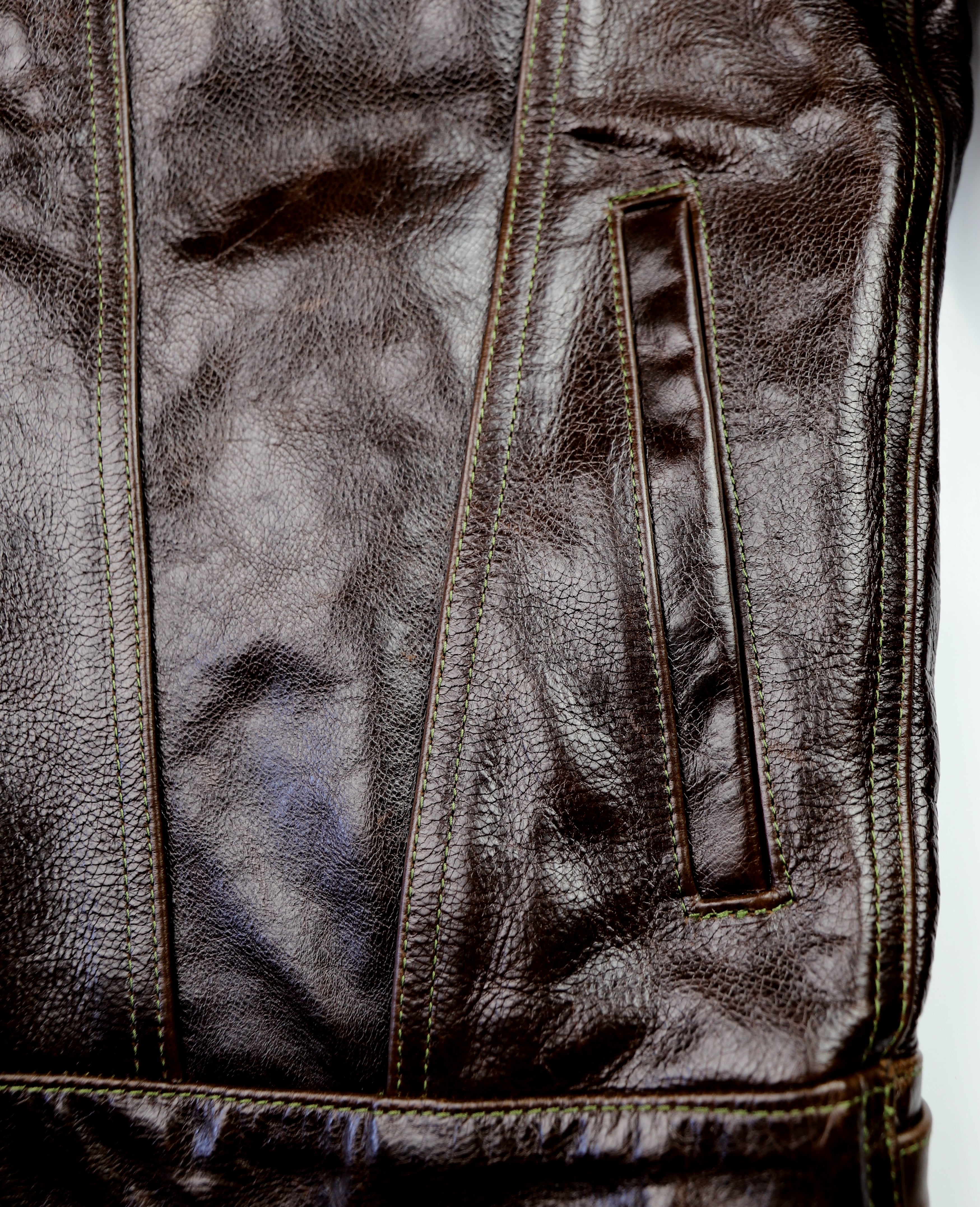 Vanson Maverick, Dark Hickory Vancouver Cowhide, size 44