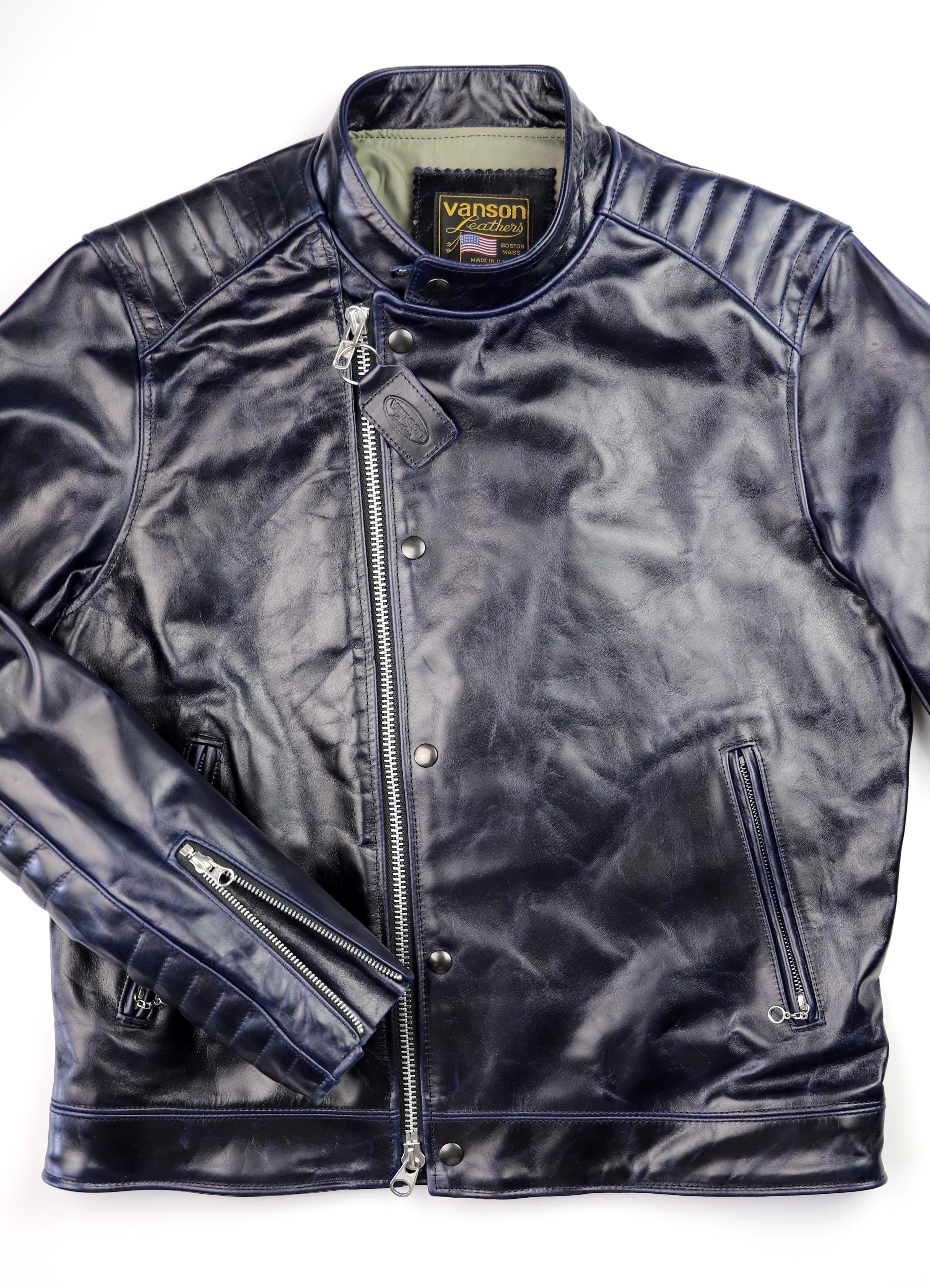 Vanson Portland, Abyss Blue Bainbridge, size XL (46)