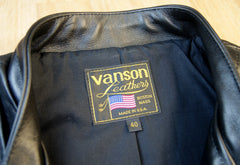 Vanson Chopper Jacket, size 40