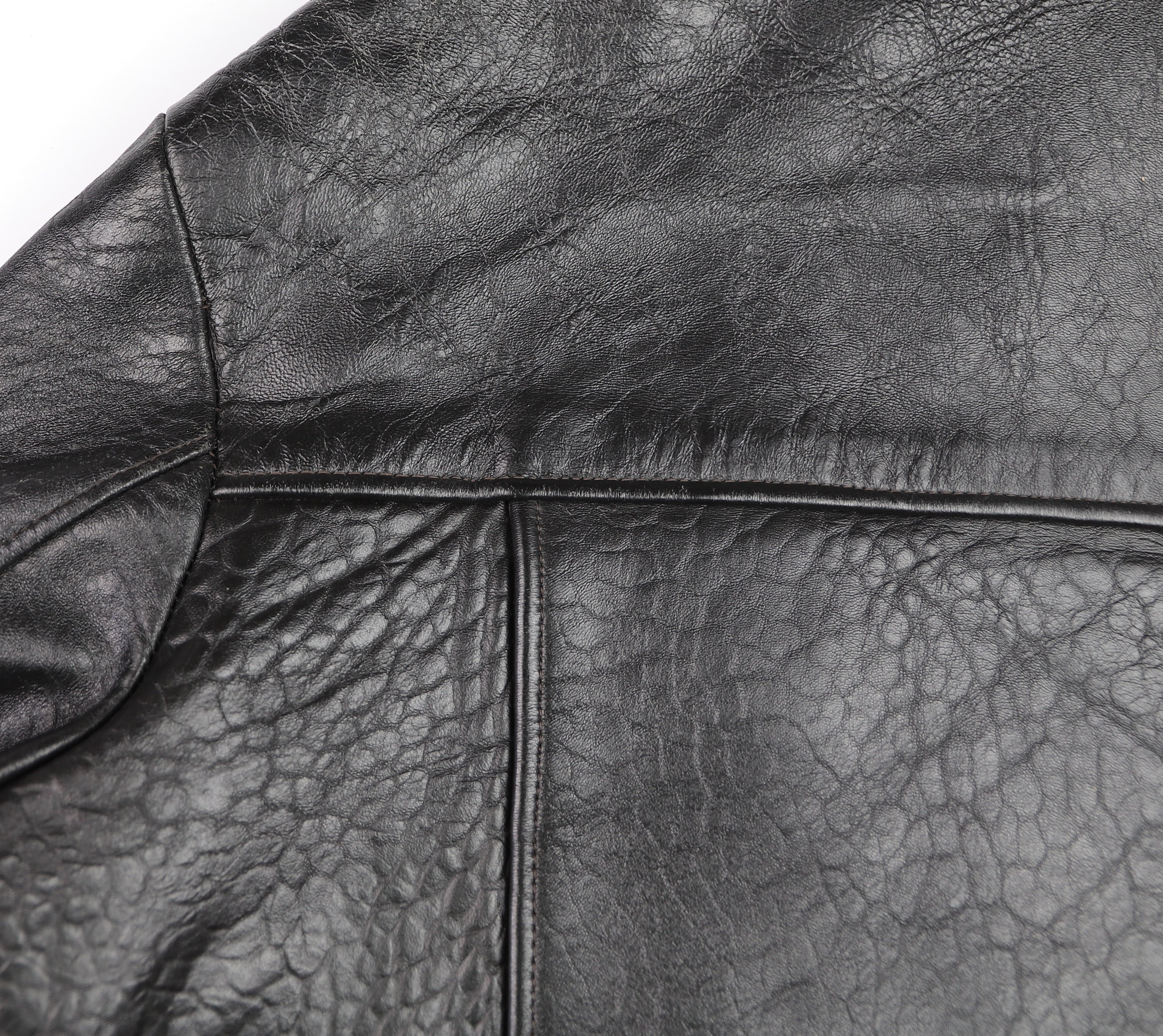 Vintage Cafe Racer Jacket, Black, size 42