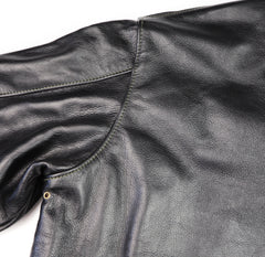Aero A-2 Military Flight Jacket, size 46, Blackened Brown Vicenza Horsehide
