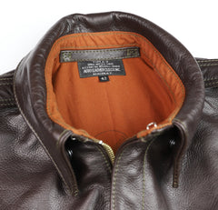 Aero A-2 Military Flight Jacket, size 42, Dark Seal Vicenza Horsehide