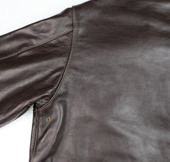 Aero A-2 Military Flight Jacket, size 42, Dark Seal Vicenza Horsehide