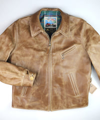 Aero 1930s Half Belt. size 46, Natural CXL Horsehide