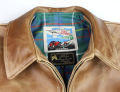 Aero 1930s Half Belt. size 46, Natural CXL Horsehide