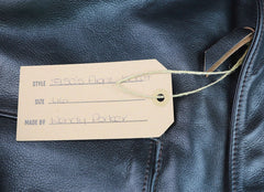 Aero 1950s Flight Jacket, size 46, Blackened Brown Vicenza Horsehide