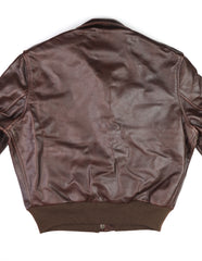 Aero 1950s Flight Jacket, size 42, Brown Pinnacle Horsehide