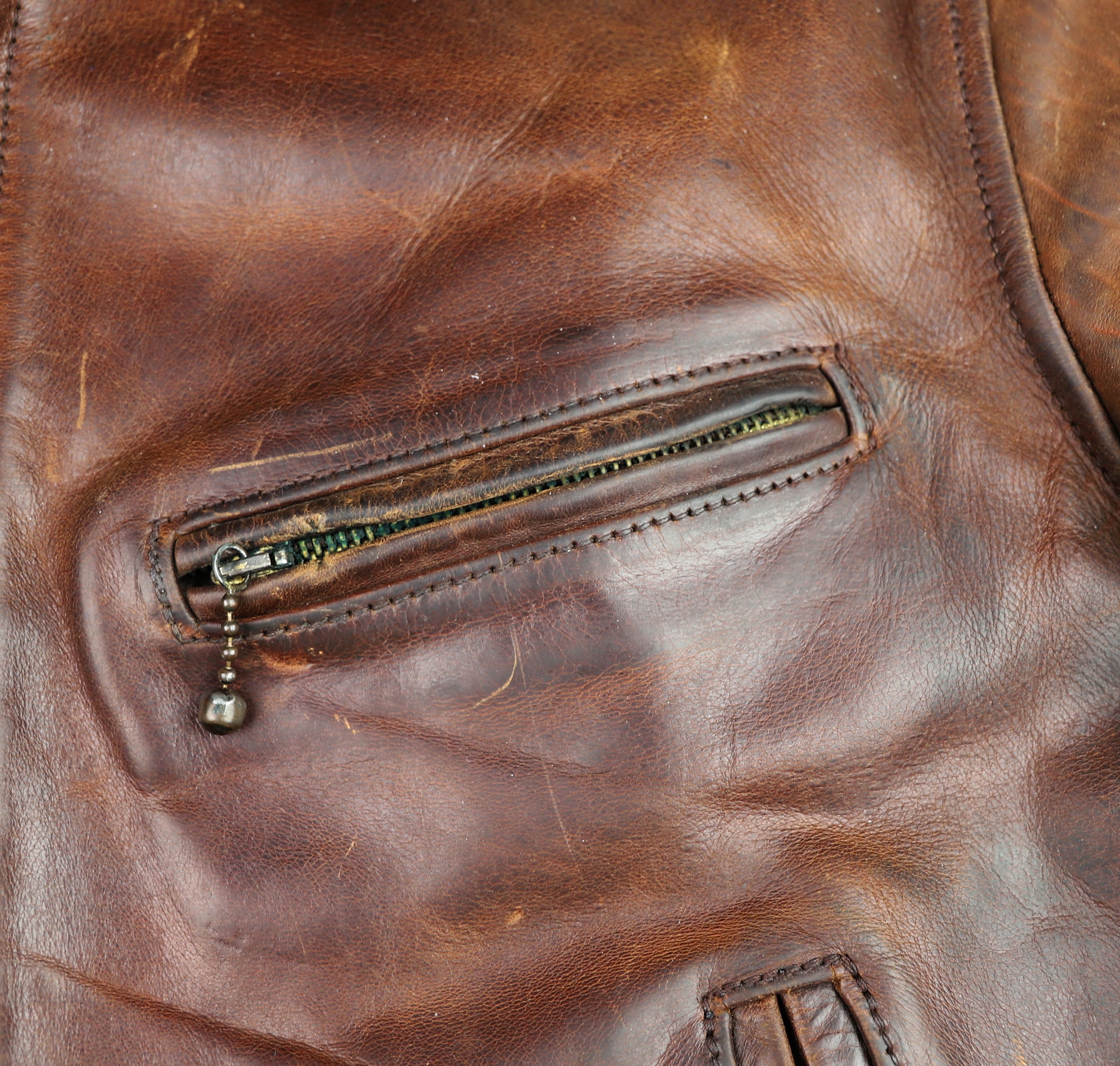Aero 1950s Half Belt, size 38 Brown CXL FQHH, Gently Worn