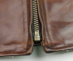 Aero 1950s Half Belt, size 38 Brown CXL FQHH, Gently Worn