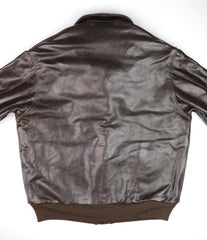 Aero A-2 Military Flight Jacket, size 48, Chestnut Badalassi Cowhide