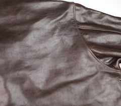 Aero A-2 Military Flight Jacket, size 48, Chestnut Badalassi Cowhide