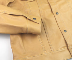 Aero 557XX Type 3 Jean Jacket, size 44, Natural Vicenza Horsehide