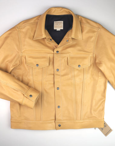 Aero 557XX Type 3 Jean Jacket, size 44, Natural Vicenza Horsehide