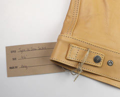 Aero 557XX Type 3 Jean Jacket, size 44, Natural Vicenza Horsehide
