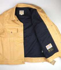 Aero 557XX Type 3 Jean Jacket, size 44, Natural Vicenza Horsehide