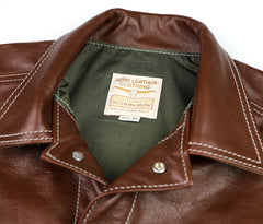 Aero 557XX Type 3 Jean Jacket, size 42, Russet Vicenza Horsehide