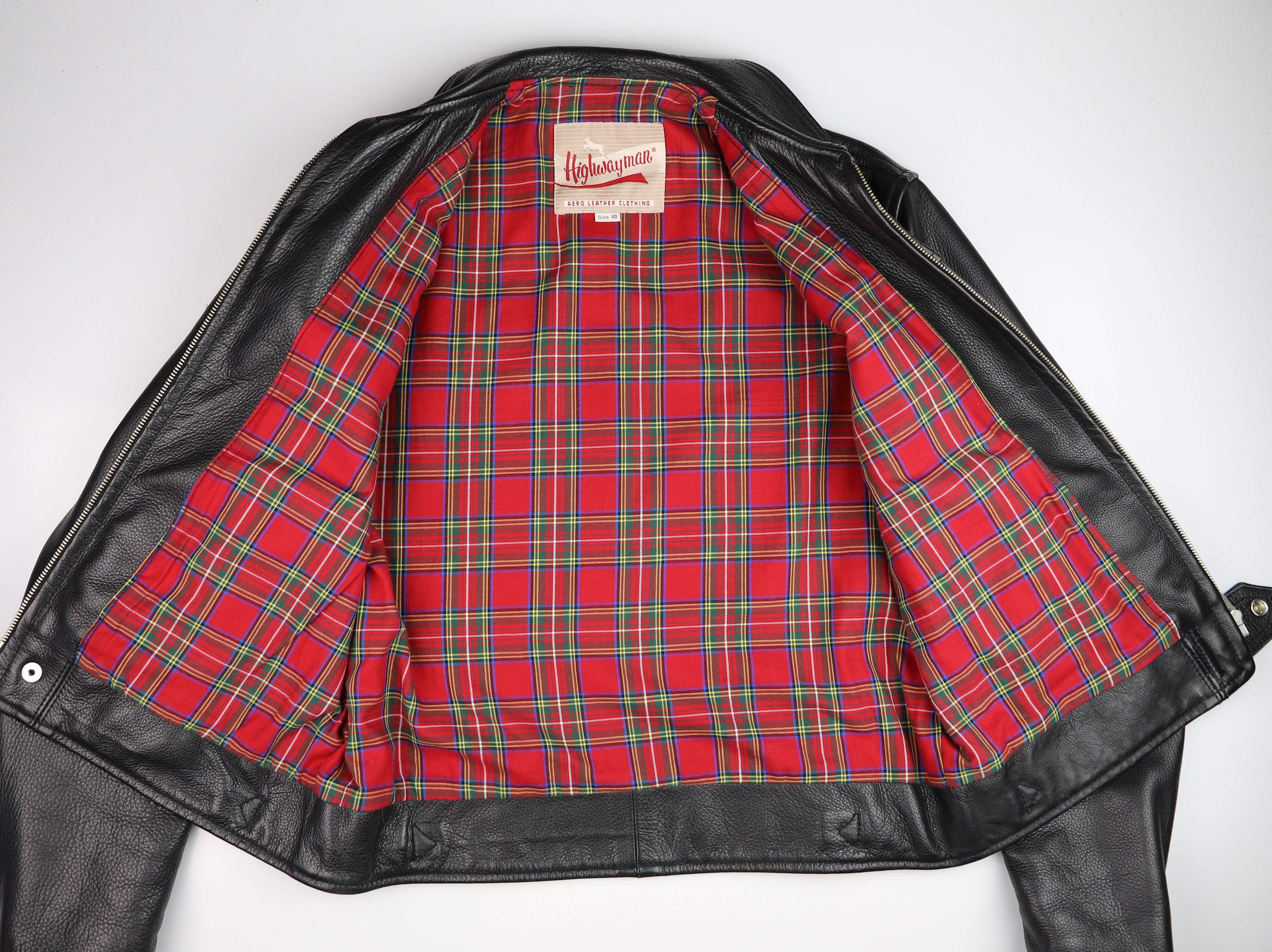 Aero 59'er Highwayman, size 40, Black Soft Steerhide, Gently Worn