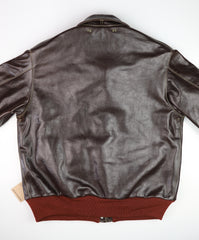 Aero A-2 Military Flight Jacket, size 44, Chestnut Badalassi