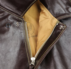 Aero A-2 Military Flight Jacket, size 44, Chestnut Badalassi
