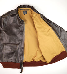 Aero A-2 Military Flight Jacket, size 44, Chestnut Badalassi
