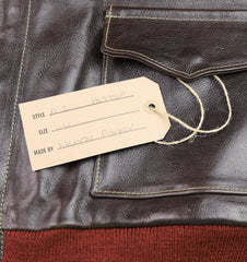 Aero A-2 Military Flight Jacket, size 44, Chestnut Badalassi