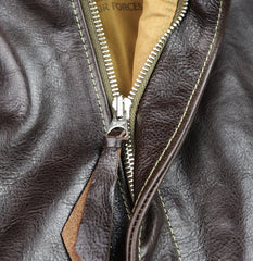 Aero A-2 Military Flight Jacket, size 44, Chestnut Badalassi
