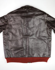 Aero A-2 Military Flight Jacket, size 48, Chestnut Badalassi