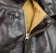 Aero A-2 Military Flight Jacket, size 48, Chestnut Badalassi