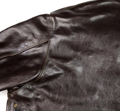Aero A-2 Military Flight Jacket, size 44, Chestnut Badalassi Cowhide