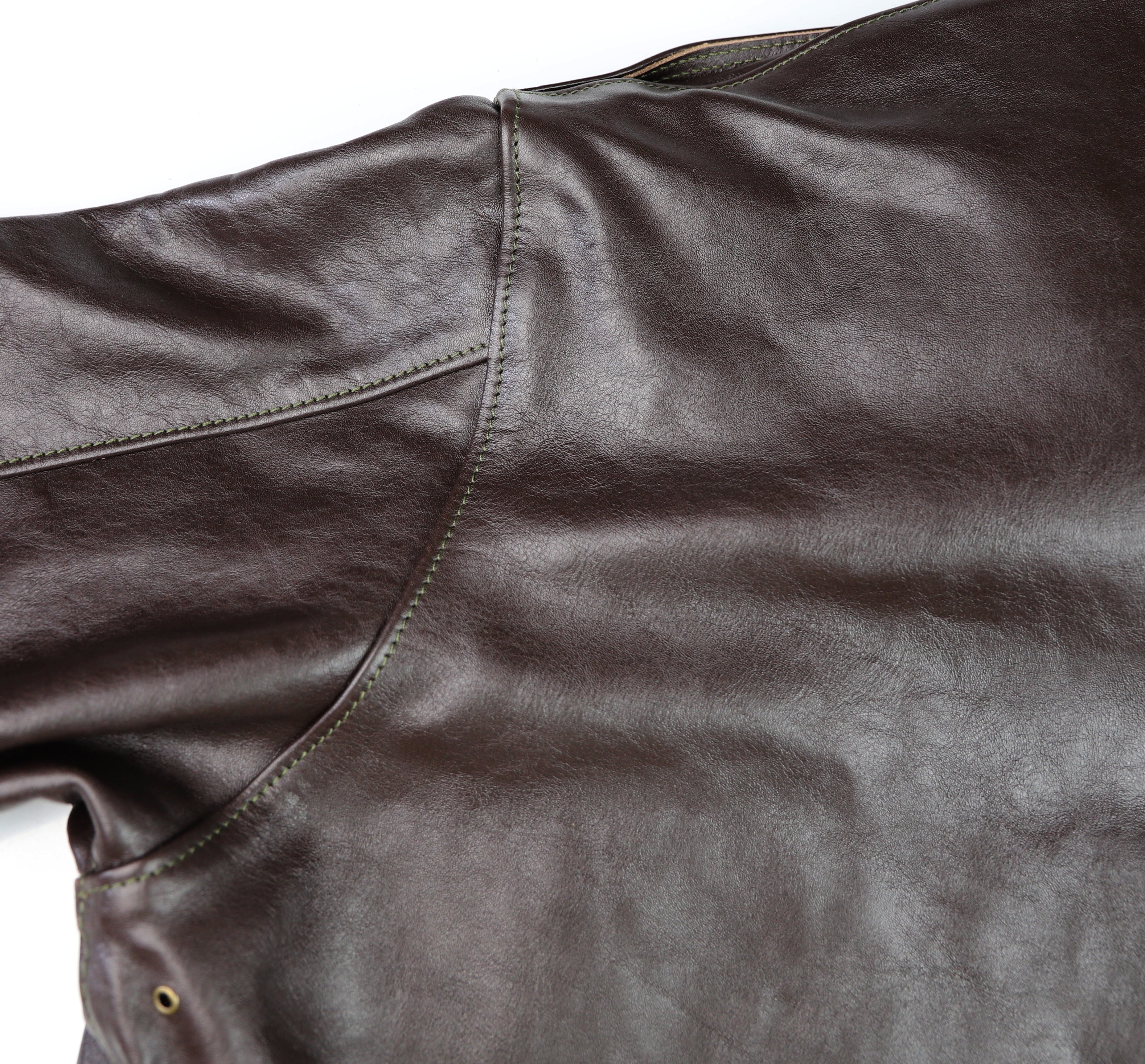 Aero A-2 Military Flight Jacket, size 48, Dark Seal Vicenza Horsehide