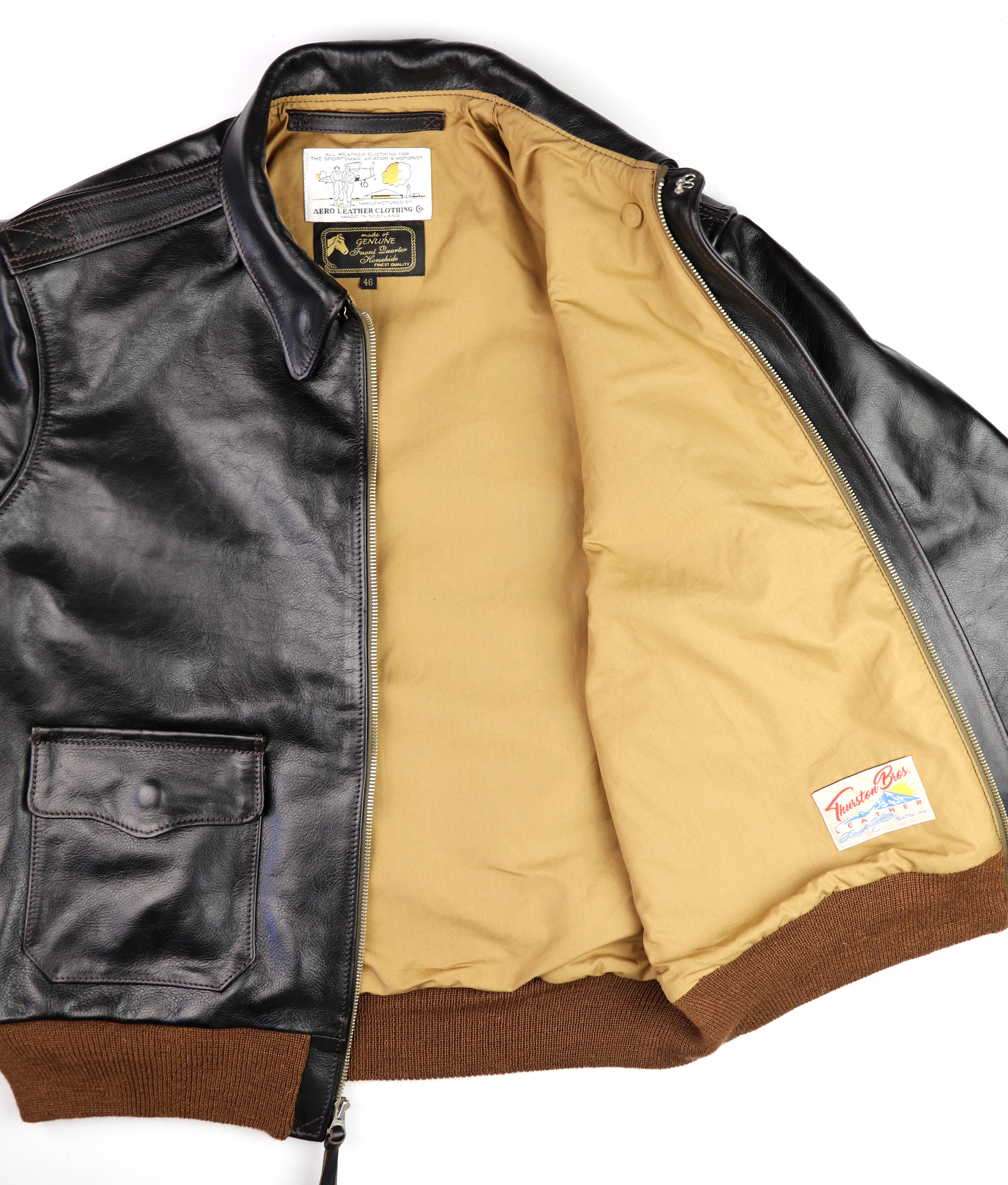 Aero flight jacket deals
