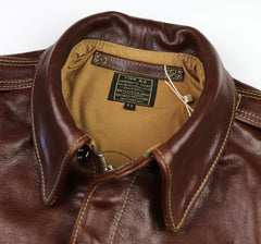 Aero A-2 Military Flight Jacket, size 44, Tobacco Badalassi Cowhide