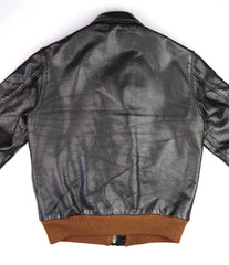 Aero A-2 Military Flight Jacket, size 40, Blackened Brown, Gently Worn