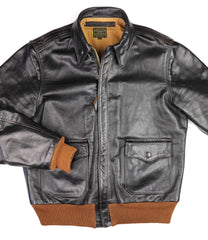 Aero A-2 Military Flight Jacket, size 40, Blackened Brown, Gently Worn