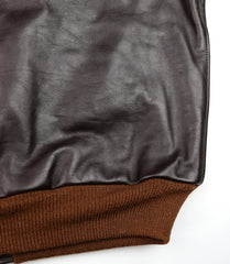 Aero A-2 Military Flight Jacket, size 50, Dark Seal Vicenza Horsehide