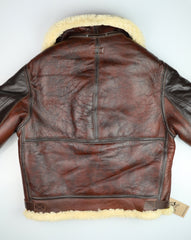 Aero B-3 Military Flight Jacket, size 40, Redskin with Dark Seal Vicenza Trim